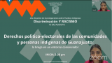 UG es sede de la 2da. Reunión sobre Pueblos Indígenas: Discriminación y Racismo 