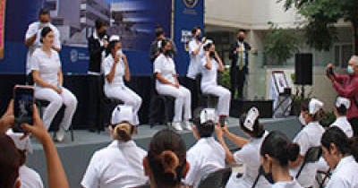 DICIVA celebra juramento tradicional de enfermería de su comunidad egresada 