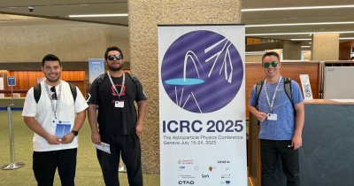 Participan estudiantes de la UG en Conferencia Internacional de Rayos Cósmicos, en Suiza