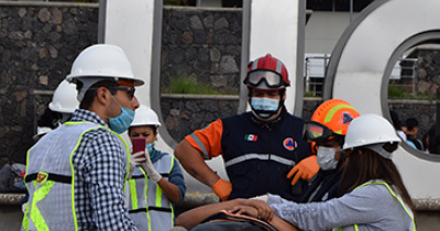 Supervisa PC simulacro de evacuación en DICIVA