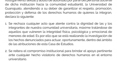 Comunicado Institucional