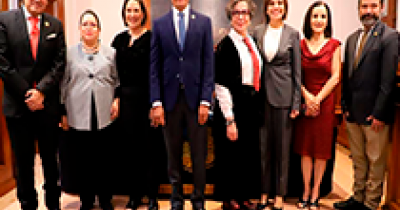 Homenajean a las maestras Elisa Jaime, Raquel Barajas y Silvia León, por su contribución a los estudios de Derecho 