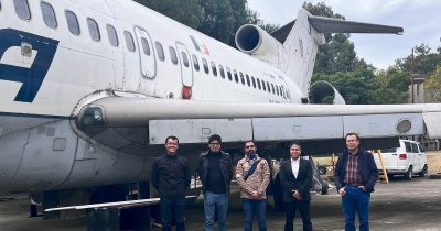 Alumno UG participa en encuentro de investigación en el IPN Ticomán enfocado en la aeronáutica