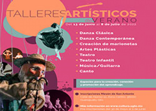 UG ofrece “Talleres artísticos de verano”