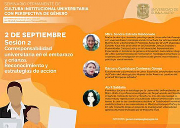 Reflexionan sobre corresponsabilidad universitaria en el embarazo y crianza 