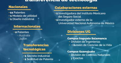 UG en números - Registros de Propiedad y Transferencia de Tecnología