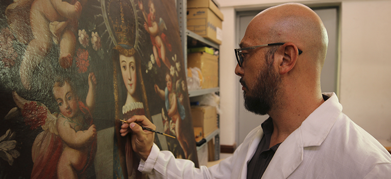 Exhibirán en el Museo de la Universidad de Guanajuato la “Bellísima María Patrona de Vizcaya”, del pintor indígena Mateo Gómez | (UG,UGTO) exhibiran-museo-bellisima-maria-patrona-vizcaya-ug-ugto