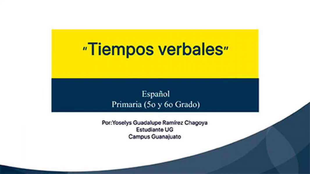 Qu son los tiempos verbales